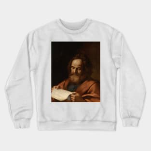 Saint Luke by Guercino Crewneck Sweatshirt